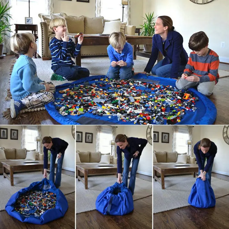 Kids Portable Toy Storage Bag Drawstring Outdoor Play Mat For Block Toy SlideAway Clean-up Storage Container Bag Organizer Pouch
Kids Portable Toy Storage Bag Drawstring Outdoor Play Mat For Block Toy SlideAway Clean-up Storage Container Bag Organizer Pouch