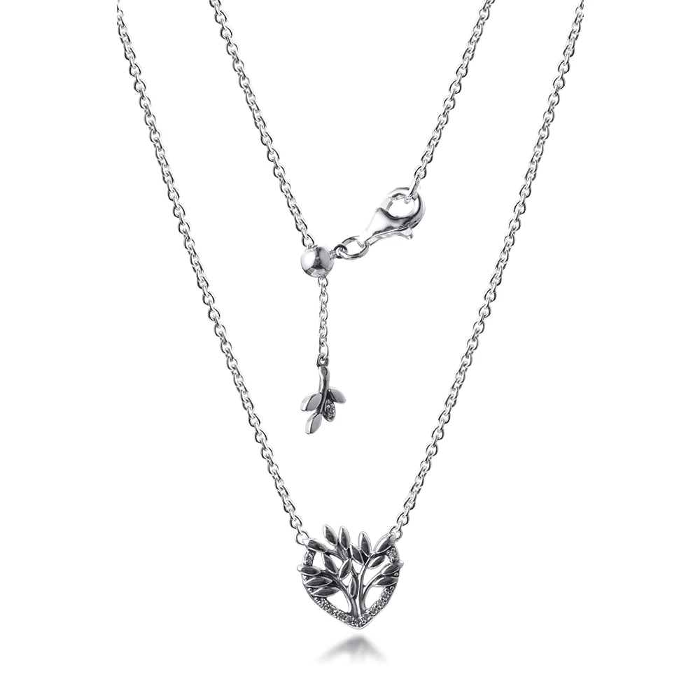 Heart Family Tree Necklace Choker Pendant Colgantes Collares Pingente Collier Real 925 Sterling Silver Women Jewelry Party Gift
Heart Family Tree Necklace Choker Pendant Colgantes Collares Pingente Collier Real 925 Sterling Silver Women Jewelry Party Gift