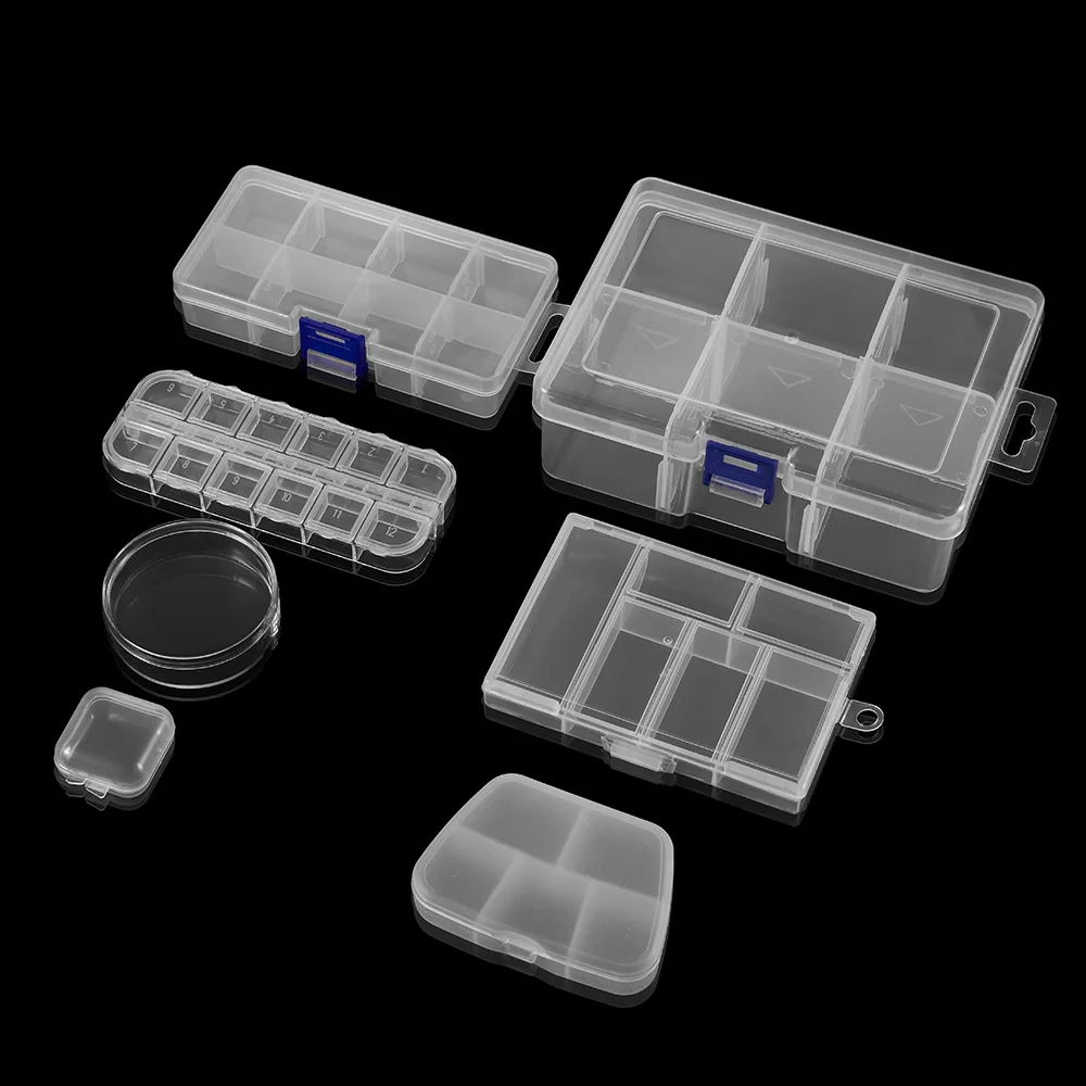 Multi Style Clear Plastic Adjustable Jewelry Box Storage Boxs Case Display Organizer Container For DIY Jewelry Beads Accessories
Multi Style Clear Plastic Adjustable Jewelry Box Storage Boxs Case Display Organizer Container For DIY Jewelry Beads Accessories