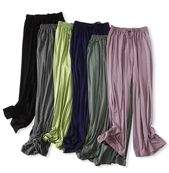 Women Summer Wide Leg Pants Female Trousers Wide Baggy Lace Up High Waist Modal Summer Loose Pants Women Loose Sweatpants Casual
Women Summer Wide Leg Pants Female Trousers Wide Baggy Lace Up High Waist Modal Summer Loose Pants Women Loose Sweatpants Casual