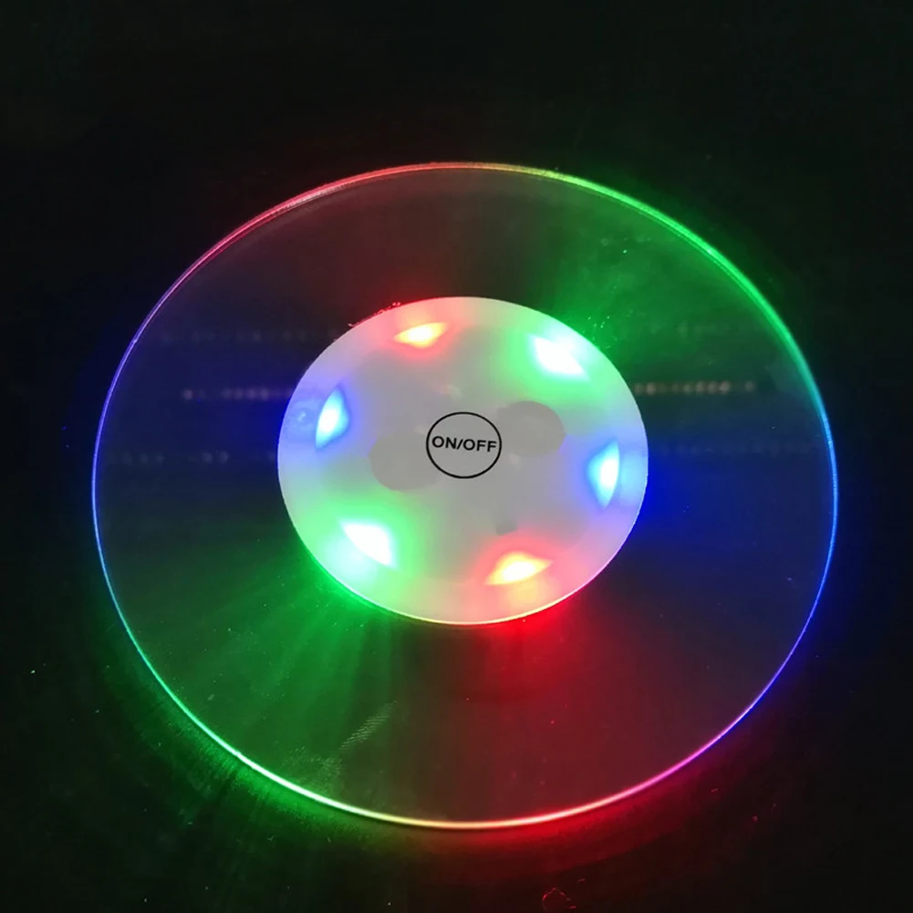 Lighting Up Ultra-thin LED Coaster Tunnel Waterproof Cup Mat Glow Tableware Club Drink Acrylic Bottle Bar Colorful Flash
Lighting Up Ultra-thin LED Coaster Tunnel Waterproof Cup Mat Glow Tableware Club Drink Acrylic Bottle Bar Colorful Flash