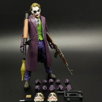 16cm NECA SHF Dark Knight Clown Heath Ledger Joker Boxed Hand Model 12" Male Action Figure Funok clown model Toys boxed display
16cm NECA SHF Dark Knight Clown Heath Ledger Joker Boxed Hand Model 12" Male Action Figure Funok clown model Toys boxed display