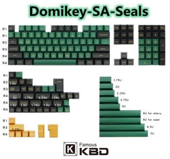 Domikey SA keycap Seals two color injection 159 key ABS material is suitable for most mechanical keyboards
Domikey SA keycap Seals two color injection 159 key ABS material is suitable for most mechanical keyboards