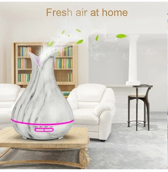 DEKAXI 400ml Air Pupifier Aroma Diffuser Essential Oil Ultrasonic Air Humidifier with 7 Color Changing LED Lights for Home
DEKAXI 400ml Air Pupifier Aroma Diffuser Essential Oil Ultrasonic Air Humidifier with 7 Color Changing LED Lights for Home
