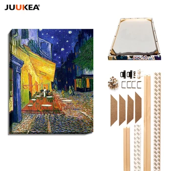 Cafe Terrace At Night by Vincent Van Gogh,classic poster Canvas oil Painting Print Natural Wood DIY frame Home Decor living room
Cafe Terrace At Night by Vincent Van Gogh,classic poster Canvas oil Painting Print Natural Wood DIY frame Home Decor living room