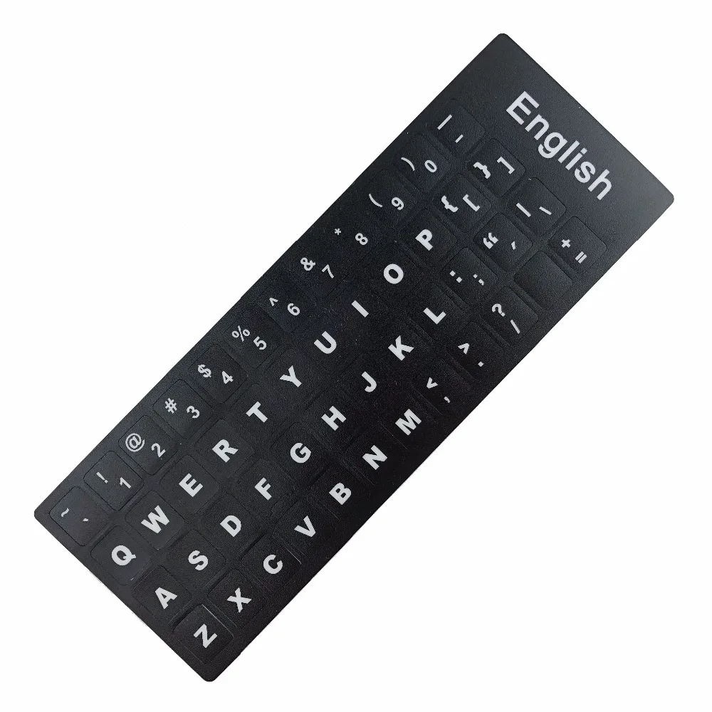 Наклейка на клавиатуру для ноутбука настольного ПК русский французский