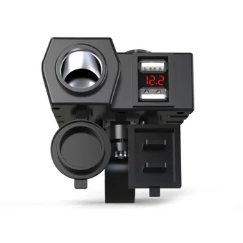 Cigarette Motorcycle Charger Lighter Socket Outlet Dual DC 5V 2.1A Plastic Metal Accessories Kit Plastic+Metal
Cigarette Motorcycle Charger Lighter Socket Outlet Dual DC 5V 2.1A Plastic Metal Accessories Kit Plastic+Metal