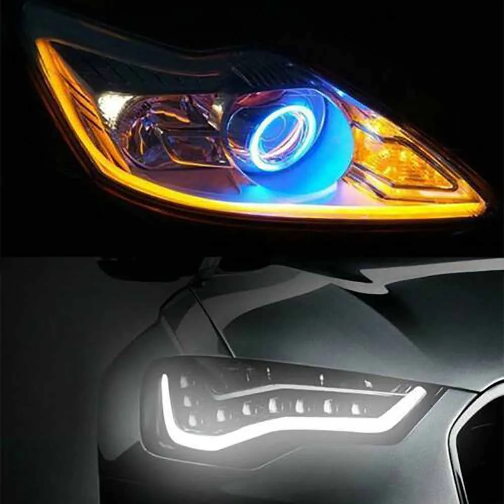 2x Ultrafine Cars DRL LED Daytime Running Lights White Turn Signal Yellow Guide Strip for Headlight Assembly Drop Shipping
2x Ultrafine Cars DRL LED Daytime Running Lights White Turn Signal Yellow Guide Strip for Headlight Assembly Drop Shipping