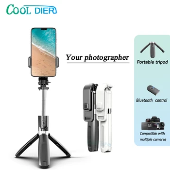 COOL DIER 3 in 1 Wireless Bluetooth Selfie Stick Extendable Handheld Monopod With Shutter Remote Foldable Mini Tripod For iPhone
COOL DIER 3 in 1 Wireless Bluetooth Selfie Stick Extendable Handheld Monopod With Shutter Remote Foldable Mini Tripod For iPhone