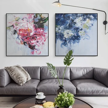 Nordic Style Pure hand-painted Oil Painting Decorative Painting Abstract Paintings Peony Larry Combination Of large-size Living
Nordic Style Pure hand-painted Oil Painting Decorative Painting Abstract Paintings Peony Larry Combination Of large-size Living