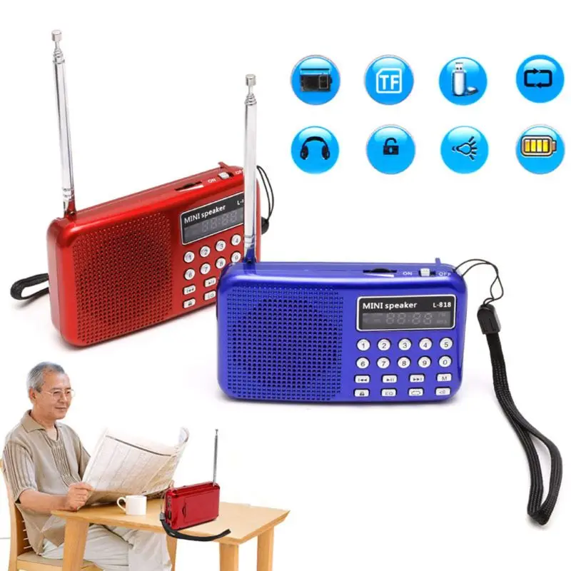 1 Set New Mini LCD Digital Audio FM Radio Speaker USB Micro SD TF Card MP3 Music Player
1 Set New Mini LCD Digital Audio FM Radio Speaker USB Micro SD TF Card MP3 Music Player