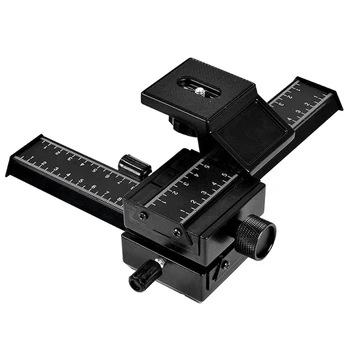 SHOOT 4-Way Macro Focusing Focus Rail Slider/Close-Up Shoot for Digital SLR Camera DC with Standard 1/4-Inch Screw Hole
SHOOT 4-Way Macro Focusing Focus Rail Slider/Close-Up Shoot for Digital SLR Camera DC with Standard 1/4-Inch Screw Hole
