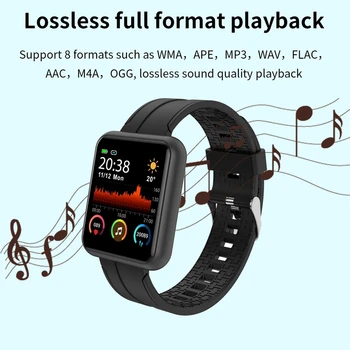 M8 Music Bracelet Bluetooth Smart Watch IP67 Waterproof Sport Heart Rate Blood Pressure Smartwatch Built-in 8G Memory for Health
M8 Music Bracelet Bluetooth Smart Watch IP67 Waterproof Sport Heart Rate Blood Pressure Smartwatch Built-in 8G Memory for Health