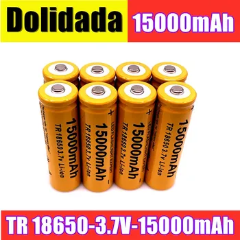 Dolidada High Quality 15000 mAh 3.7 V 18650 lithium ion batteries Rechargeable battery For LED flashlight/Electronics
Dolidada High Quality 15000 mAh 3.7 V 18650 lithium ion batteries Rechargeable battery For LED flashlight/Electronics