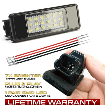 2Pcs Car LED License Number Plate Light Lamps For Peugeot 3008 307 308 406 407 508 106 1007 207 607 806 807 MPV Expert RCZ Coup
2Pcs Car LED License Number Plate Light Lamps For Peugeot 3008 307 308 406 407 508 106 1007 207 607 806 807 MPV Expert RCZ Coup