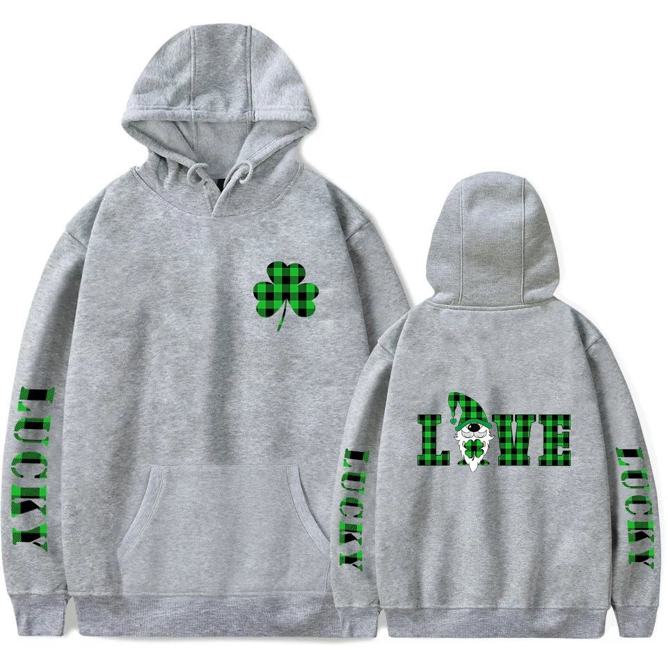 St. Patrick's Day Hoodies Lucky Shamrock Hoodies Pullover Letter Printing Pullovers Men Women Streetwear
St. Patrick's Day Hoodies Lucky Shamrock Hoodies Pullover Letter Printing Pullovers Men Women Streetwear