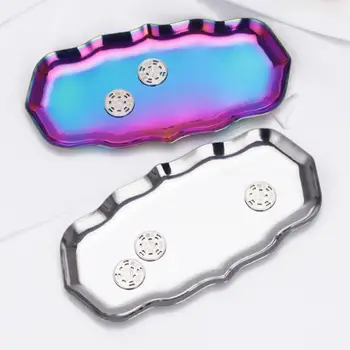 Stainless Steel Wavy Storage Display Tray Cake Plate Desktop Jewelry Organizer
Stainless Steel Wavy Storage Display Tray Cake Plate Desktop Jewelry Organizer