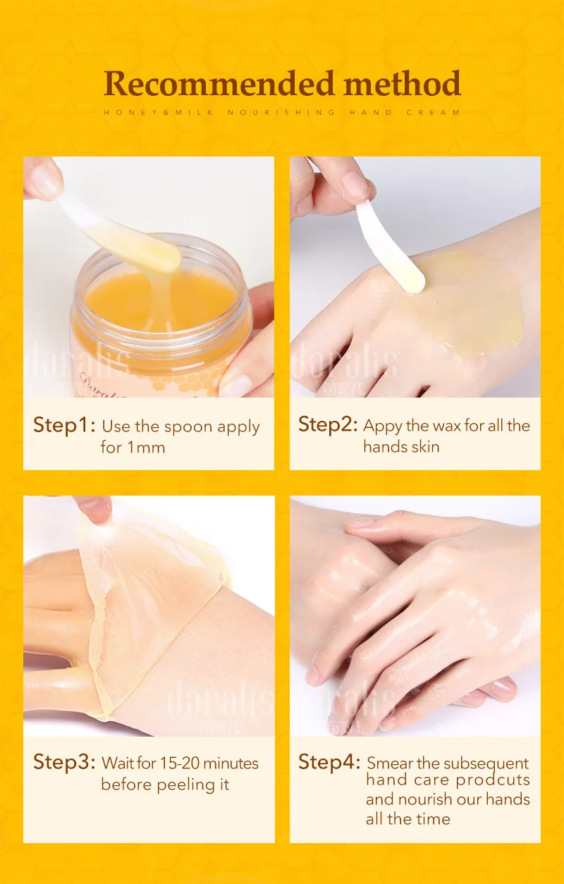 150g Milk Honey Paraffin Wax Hand Mask Hand Care Moisturizing Whitening Skin Care Exfoliating Calluses Hand Film Hand Cream 150g Milk Honey Paraffin Wax Hand Mask Hand Care Moisturizing Whitening Skin Care Exfoliating Calluses Hand Film Hand Cream