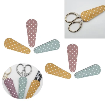 6x Sewing Scissors Sheath Safety Leather Scissors Protector Cover - 3 Colors Set
6x Sewing Scissors Sheath Safety Leather Scissors Protector Cover - 3 Colors Set