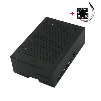 For Raspberry Pi 4 Model B Case + 5V / 3.3V With Cooling Fan Heat Sink Enclosure Kit For Raspberry Pi 4 Model B 
For Raspberry Pi 4 Model B Case + 5V / 3.3V With Cooling Fan Heat Sink Enclosure Kit For Raspberry Pi 4 Model B