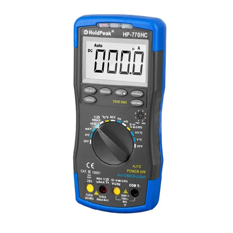 OOTDTY HP-700HC Digital Multimeter NVC LCD Display DC AC Voltage Voltmeter Multitester A5YD
OOTDTY HP-700HC Digital Multimeter NVC LCD Display DC AC Voltage Voltmeter Multitester A5YD