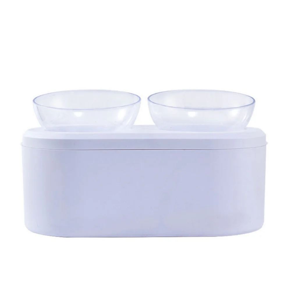  Transparent Non-Slip Pet Cats Dogs Bowl Storage Grain Type Neck Guard Inclined Double Bowl Pet Food Bowl Pet Supplies
 Transparent Non-Slip Pet Cats Dogs Bowl Storage Grain Type Neck Guard Inclined Double Bowl Pet Food Bowl Pet Supplies