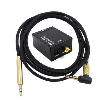 1 Pcs Digital Optical Toslink or Spdif Coax To Analog L/R Rca o Converter Adapter & 1 Pcs Replacement o Cable
1 Pcs Digital Optical Toslink or Spdif Coax To Analog L/R Rca o Converter Adapter & 1 Pcs Replacement o Cable