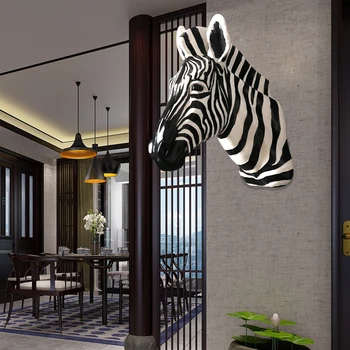 Home Statue Decoration Accessories Vintage Simulation Zebra Head Sculpture Living Room Background Wall Decor Resin Animal Statue
Home Statue Decoration Accessories Vintage Simulation Zebra Head Sculpture Living Room Background Wall Decor Resin Animal Statue