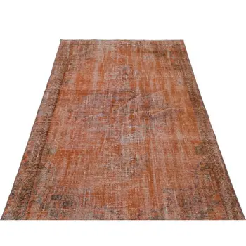 Handmade Brown Vintage Overdyed Turkish Area Rug 127x205 Cm-4'2''X6'9'' 
Handmade Brown Vintage Overdyed Turkish Area Rug 127x205 Cm-4'2''X6'9''