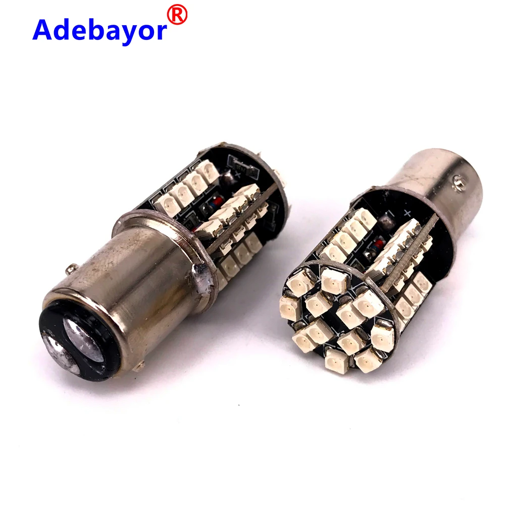 100 X 1157 BAY15D 44 SMD 3528 1210 led CANBUS OBC No Error Signal P21/5W auto Car Light stop parking Bulb Brake Light Adebayor
100 X 1157 BAY15D 44 SMD 3528 1210 led CANBUS OBC No Error Signal P21/5W auto Car Light stop parking Bulb Brake Light Adebayor