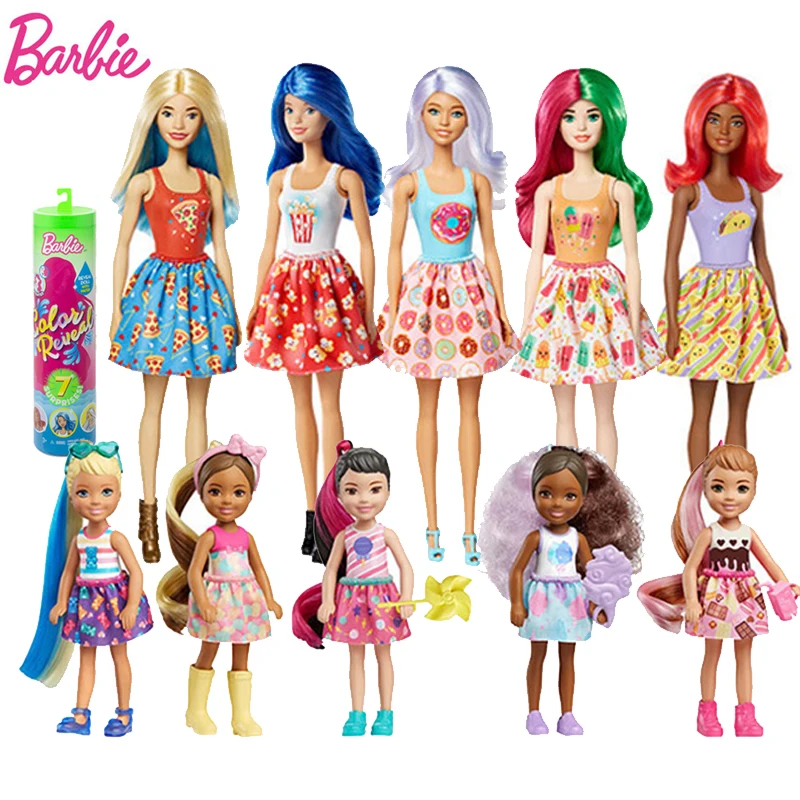 Оригинальные цветные куклы Барби красивая кукла с волосами принцессы модные