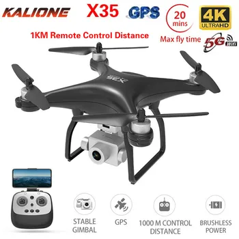 

X35 RC Quadcopter Drone 4K Profissional GPS drones With camera HD Gimbal FPV 5G WIFI 1KM Flight distance Dron VS K777 sg906 pro