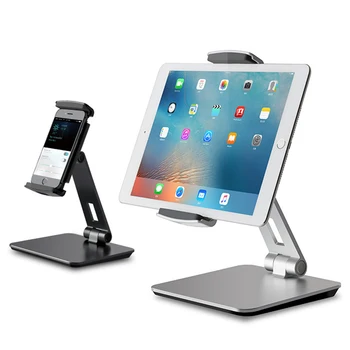 360 degree rotatable Universal Tablet Stand Aluminium Alloy Desk Smartphone Mount Holder for 3.5-6.5" phone and 7-10" tablet
360 degree rotatable Universal Tablet Stand Aluminium Alloy Desk Smartphone Mount Holder for 3.5-6.5" phone and 7-10" tablet
