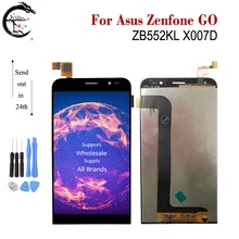 Bloc écran tactile LCD de remplacement, 5.5 pouces, pour Asus Zenfone GO X007D, ZB552KL=