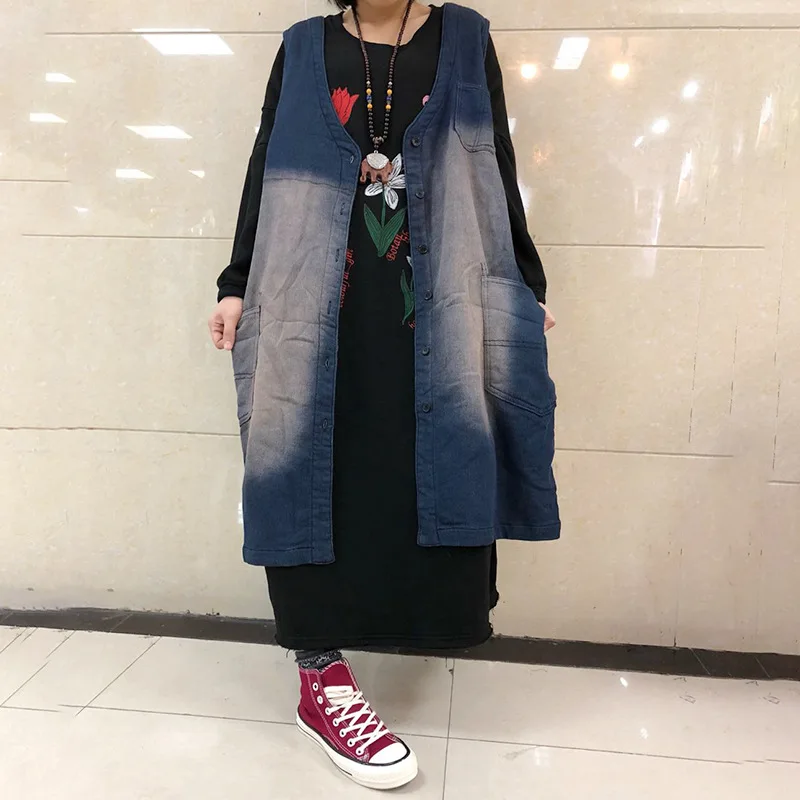 March Vintage Printed Large Size Waistcoat Women's 2019 Spring New Style Loose-Fit Literature And Art Cowboy Joint Cardigan Fash 
March Vintage Printed Large Size Waistcoat Women's 2019 Spring New Style Loose-Fit Literature And Art Cowboy Joint Cardigan Fash
