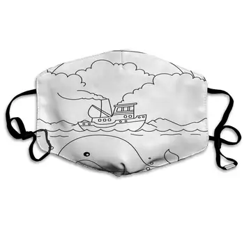 Face Mask Whale with Calf Underwater Trendy Cycling Half Face Earloop Dust Mask for Women
Face Mask Whale with Calf Underwater Trendy Cycling Half Face Earloop Dust Mask for Women