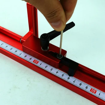 3Pcs DIY Woodworking Tools Miter Track Stop Connector T-Slot T-Tracks Use 3.94x3.15x1.18 Inch Miter Track Stop
