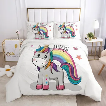 Unicorn Bedding Set for Kids Crib Children Baby Cartoon Duvet Cover Set Pillowcase Blanket Quilt Cover 100x120/Single Magic
Unicorn Bedding Set for Kids Crib Children Baby Cartoon Duvet Cover Set Pillowcase Blanket Quilt Cover 100x120/Single Magic