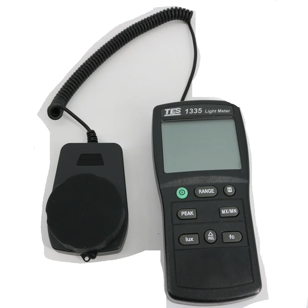 TES-1335 High Precision Digital Light Meter Luminous Flux Meter with Data Hold FunctionMeasuring Levels Ranging 0~400,000 Lux
TES-1335 High Precision Digital Light Meter Luminous Flux Meter with Data Hold FunctionMeasuring Levels Ranging 0~400,000 Lux