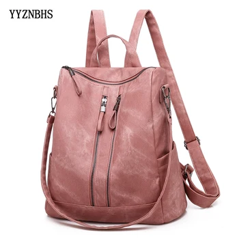2020 Female Backpack mochila feminina Casual Multifunction Women Leather Backpack Female Shoulder Bag Sac A Dos Travel Back Pack
2020 Female Backpack mochila feminina Casual Multifunction Women Leather Backpack Female Shoulder Bag Sac A Dos Travel Back Pack
