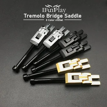 10Set Electric Guitar Double System Bridge Saddle with Screws Tremolo Bridge Double Locking String Saddles
10Set Electric Guitar Double System Bridge Saddle with Screws Tremolo Bridge Double Locking String Saddles