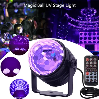 Purple Light Magic Ball Disco Light 6 LED DJ Light Stage Light Voice Control Remote Control Laser Projector Party Effect Light
Purple Light Magic Ball Disco Light 6 LED DJ Light Stage Light Voice Control Remote Control Laser Projector Party Effect Light