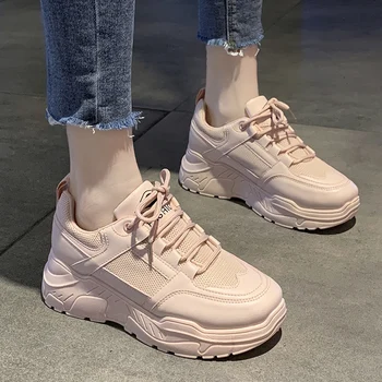 2020 running Shoes Woman autumn Comfortable Breathable PU+Mesh Flats Female Platform Sneakers Women Chaussure Femme U21-42 
2020 running Shoes Woman autumn Comfortable Breathable PU+Mesh Flats Female Platform Sneakers Women Chaussure Femme U21-42