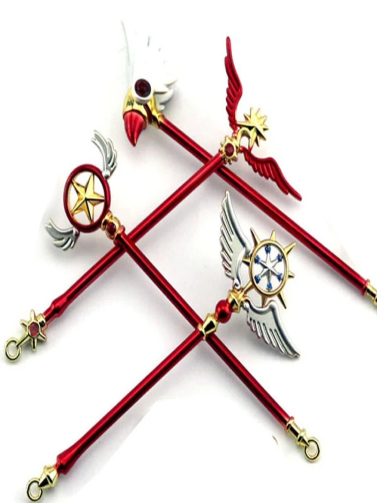 Anime Card Captor Sakura ailor Moon Wand stick rod luna Cosplay Prop Alloy Magic Wand Beauty Gift Cosplay Fans Prop Women Gift
Anime Card Captor Sakura ailor Moon Wand stick rod luna Cosplay Prop Alloy Magic Wand Beauty Gift Cosplay Fans Prop Women Gift