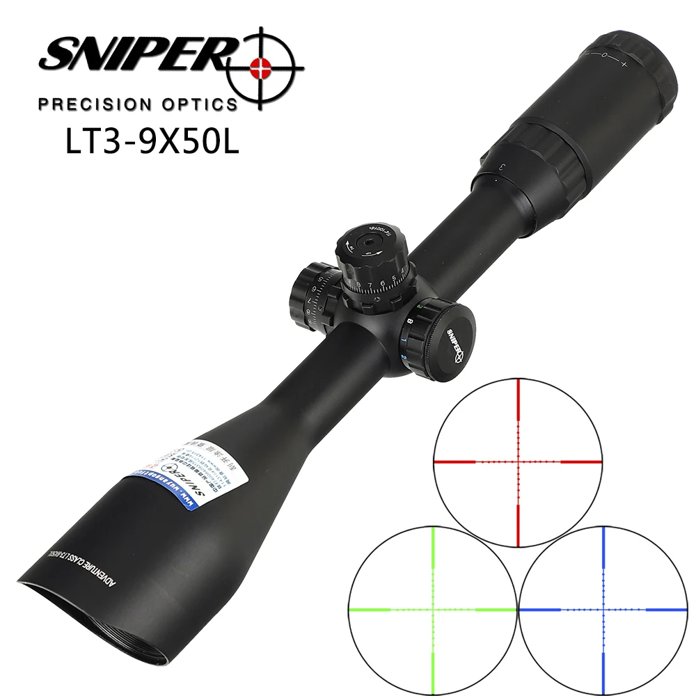 SNIPER 3-9X50 Angled Integral Sunshade Hunting Riflescope Full Size Tactical Optical Sight Mil dot Locking Rifle Scope
SNIPER 3-9X50 Angled Integral Sunshade Hunting Riflescope Full Size Tactical Optical Sight Mil dot Locking Rifle Scope