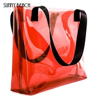 Clear PVC Transparent Shopping Bag Shoulder Handbag for Women 2019 Tote Travel Bags Sac A Dos Bolsas Feminina Mujer Sac A Main
Clear PVC Transparent Shopping Bag Shoulder Handbag for Women 2019 Tote Travel Bags Sac A Dos Bolsas Feminina Mujer Sac A Main