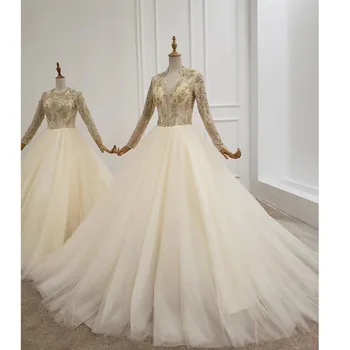 BGW 2158ht Saudi Arabic Evening Dress Long Sleeve V-neck Ball Gown Lace Formal Dress Evening Party Robe De Soiree Longue Mariage
BGW 2158ht Saudi Arabic Evening Dress Long Sleeve V-neck Ball Gown Lace Formal Dress Evening Party Robe De Soiree Longue Mariage