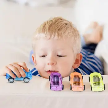 Random Color New 1/6pcs Cartoon Mini Transparent Car Toys Pull Back Plastic Vehicle Toy Kids Children Birthday Gifts
Random Color New 1/6pcs Cartoon Mini Transparent Car Toys Pull Back Plastic Vehicle Toy Kids Children Birthday Gifts