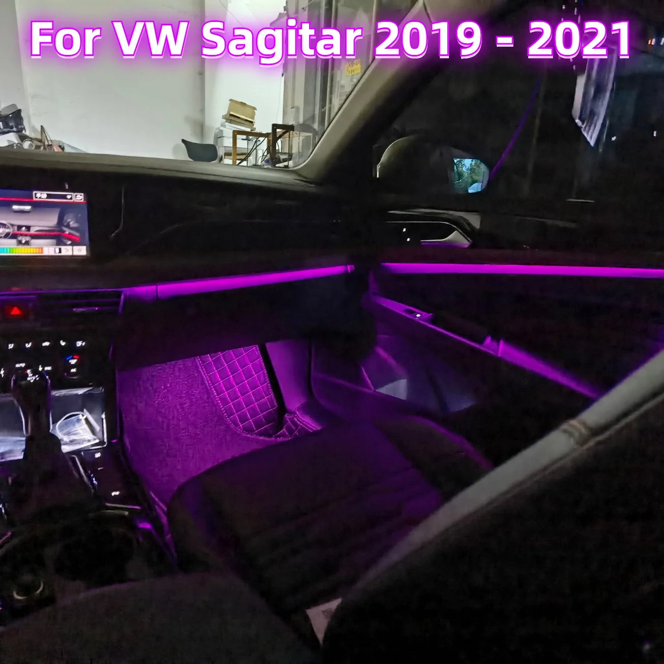 Car Interior Atmosphere Lights for VW Sagitar 64-color 2019 2020 2021 LED Ambient Light Lamp
Car Interior Atmosphere Lights for VW Sagitar 64-color 2019 2020 2021 LED Ambient Light Lamp