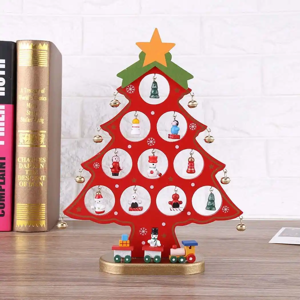 new cartoon christmas tree ornaments for home party birthday
